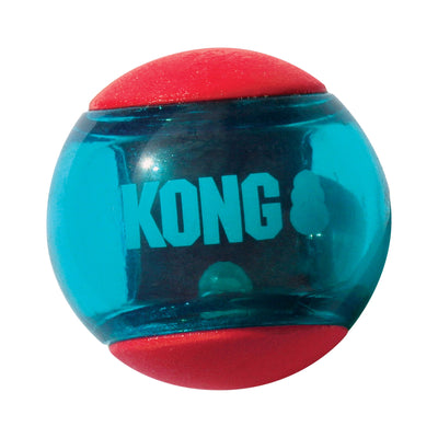 KONG Squeezz Action Ball Red Large 2 Pack